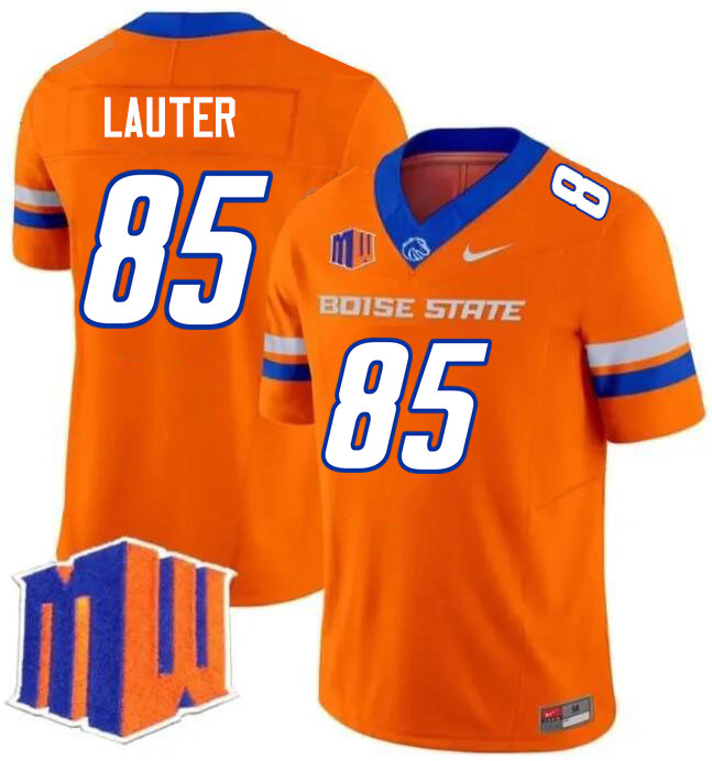 Matt Lauter Jersey, Boise State Broncos #85 Matt Lauter Football Jersey College Uniforms-Orange